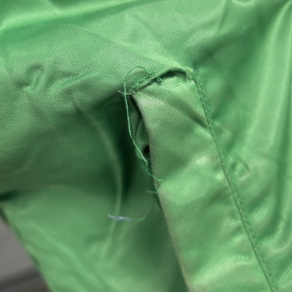 Boston Celtics Jacket Mens L Green Good Vintage Satin Bomber Spellout - Picture 6 of 11